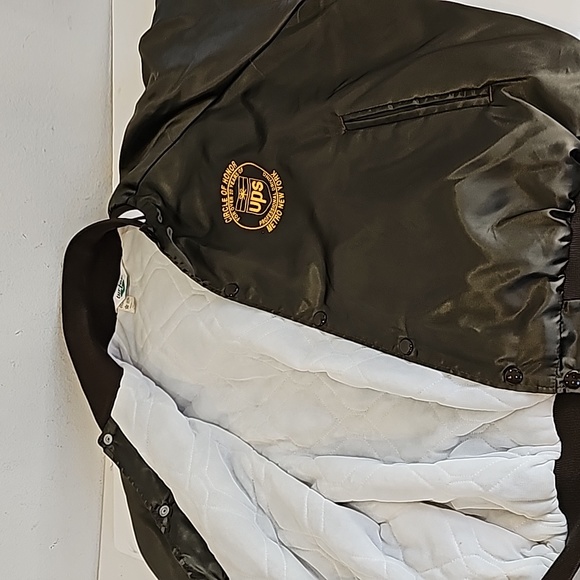 Men's Vintage Bomber Jacket Size XL, snap closure Slide pockets - Picture 5 of 10